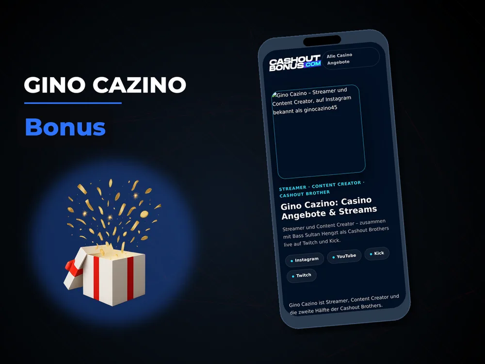 gino cazino - Bonus