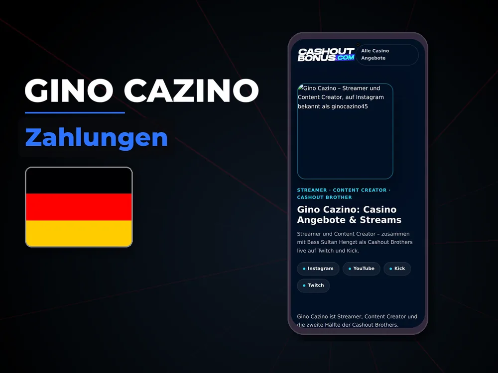 gino cazino - Zahlungen