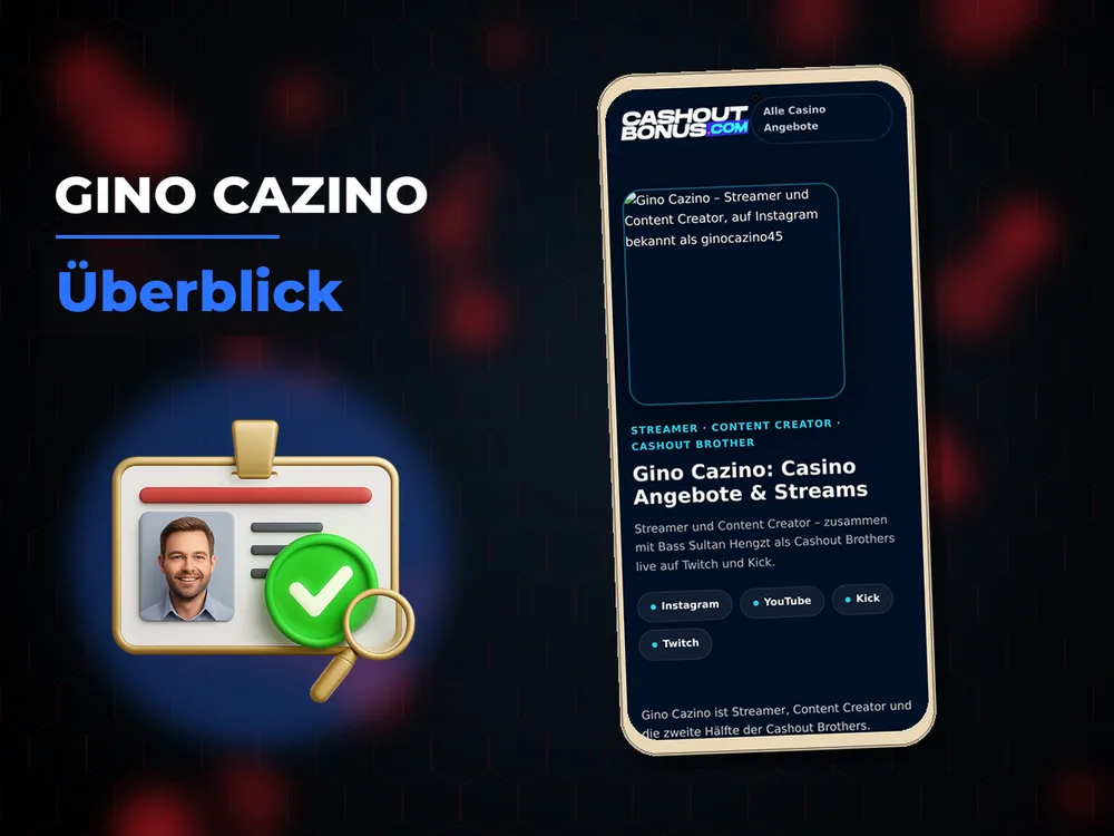 gino cazino - Überblick