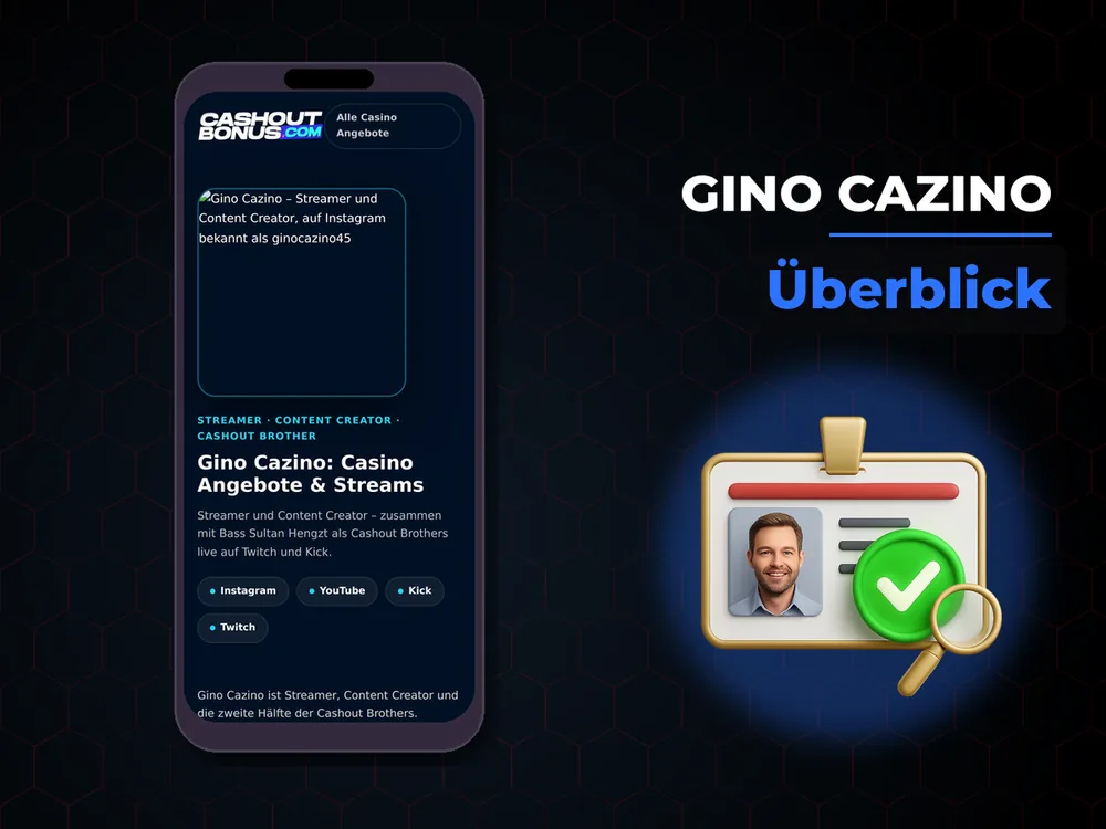 gino cazino - Überblick