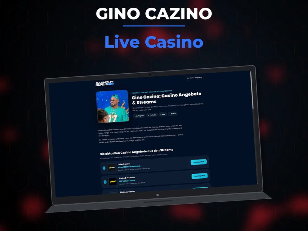 gino cazino - Live Casino