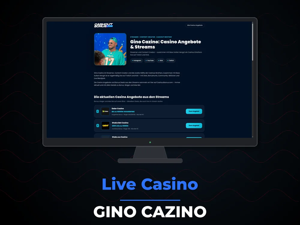 gino cazino - Live Casino